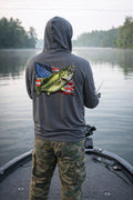 Gray Bass Hoodie